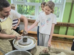 Warsztaty garncarskie w naszej szkole